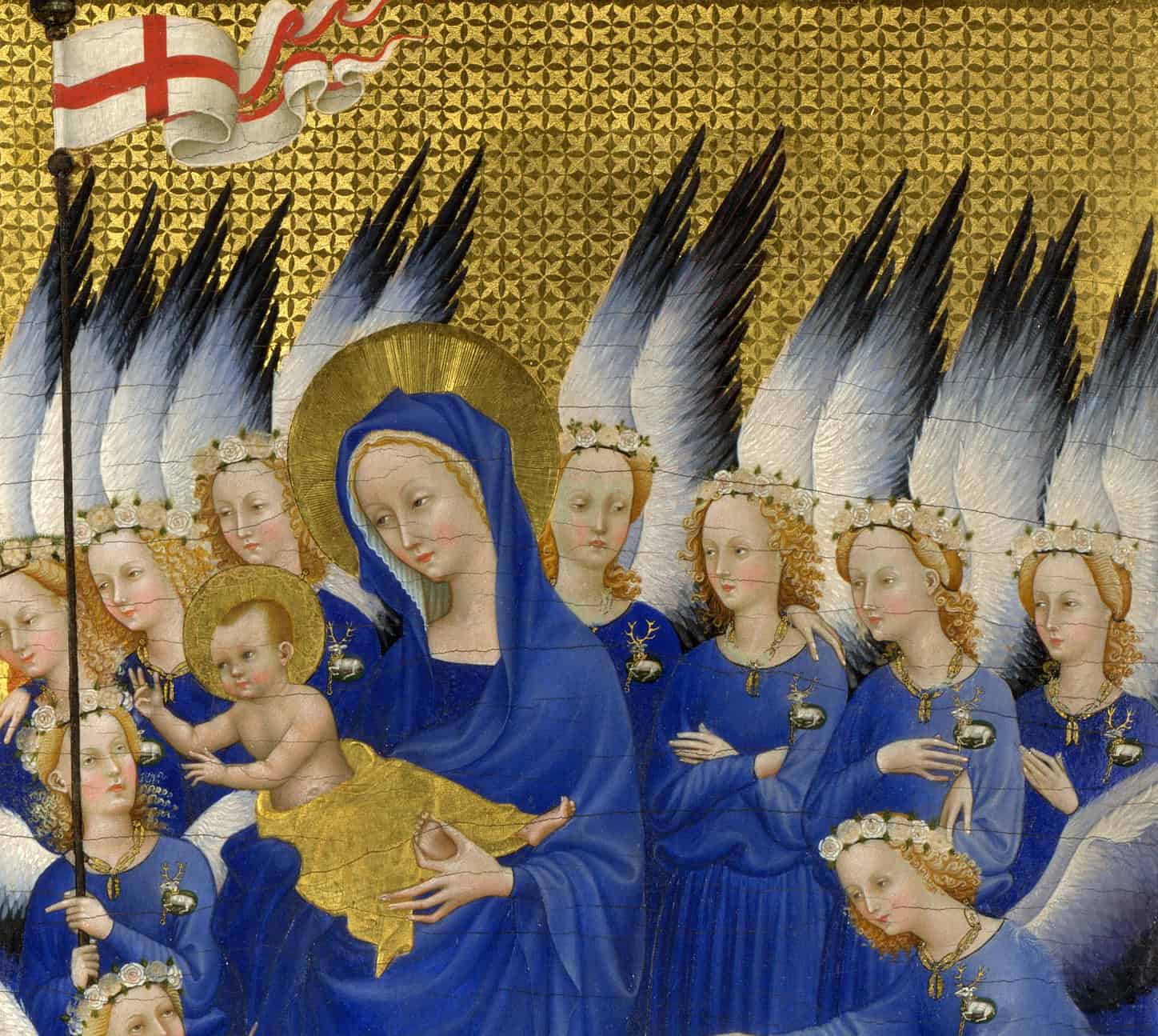 Maryja - Królowa Aniołów; Wilton Diptych (Dyptyk z Wilton House)