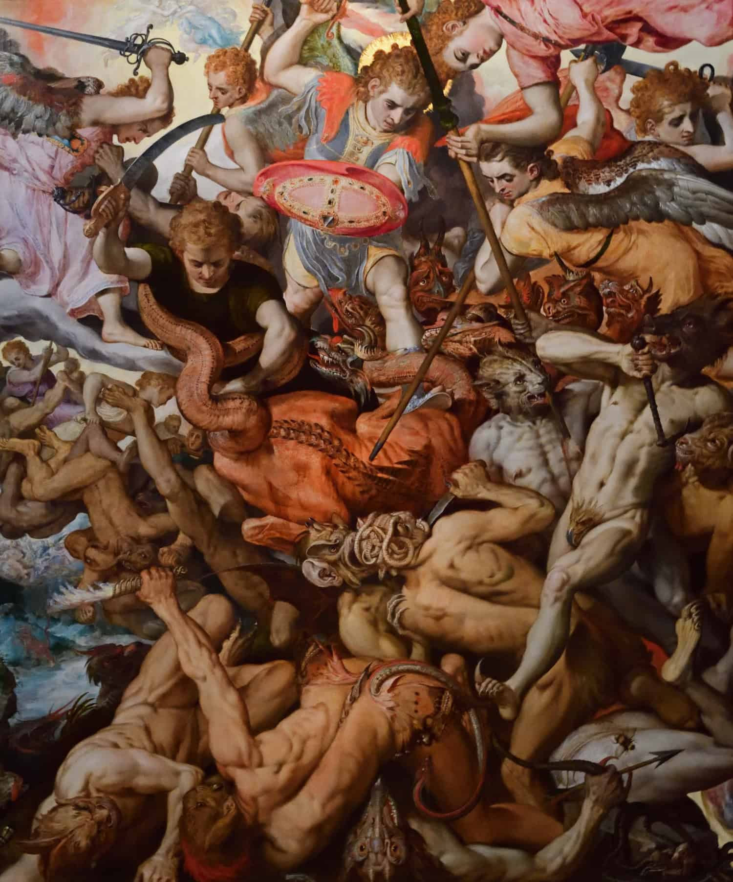 Frans Floris: „Upadek aniołów” (1554) – Antwerpia, Królewskie Muzeum Sztuk Pięknych; Antychryst