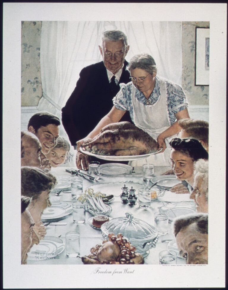 „Wolność od potrzeby”, Norman Rockwell, 1943