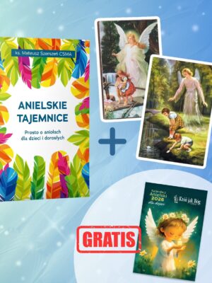 Zestaw na Dzień Dziecka: „Anielskie tajemnice” + puzzle + obrazek na drewnie + gratis: Kalendarz Anielski 2026